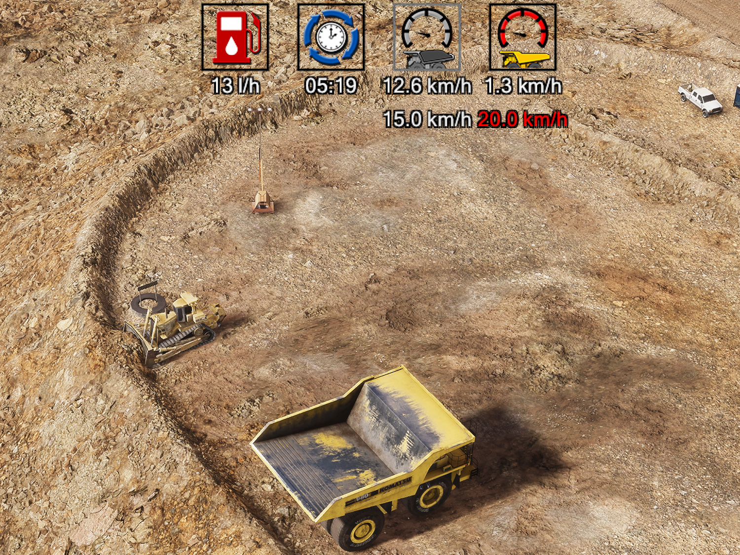 Indicadores de eficiencia de combustible y producción